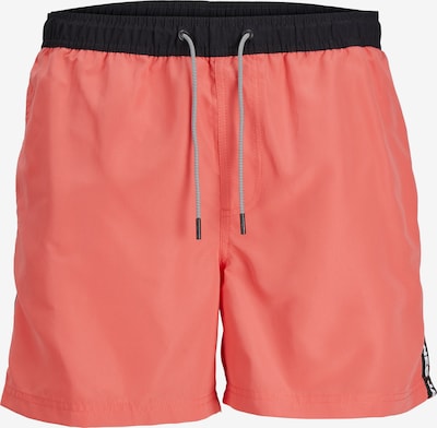 JACK & JONES Kupaće hlače 'JPSTFiji' veličine XS u koraljna / crna / bijela, Pregled proizvoda