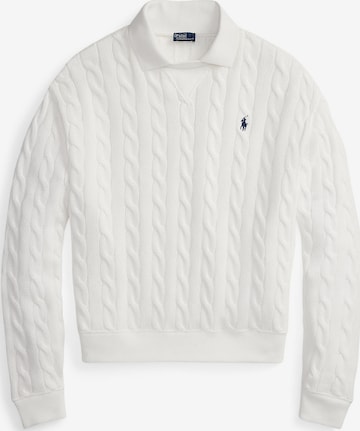 balta Polo Ralph Lauren Megztinis: priekis