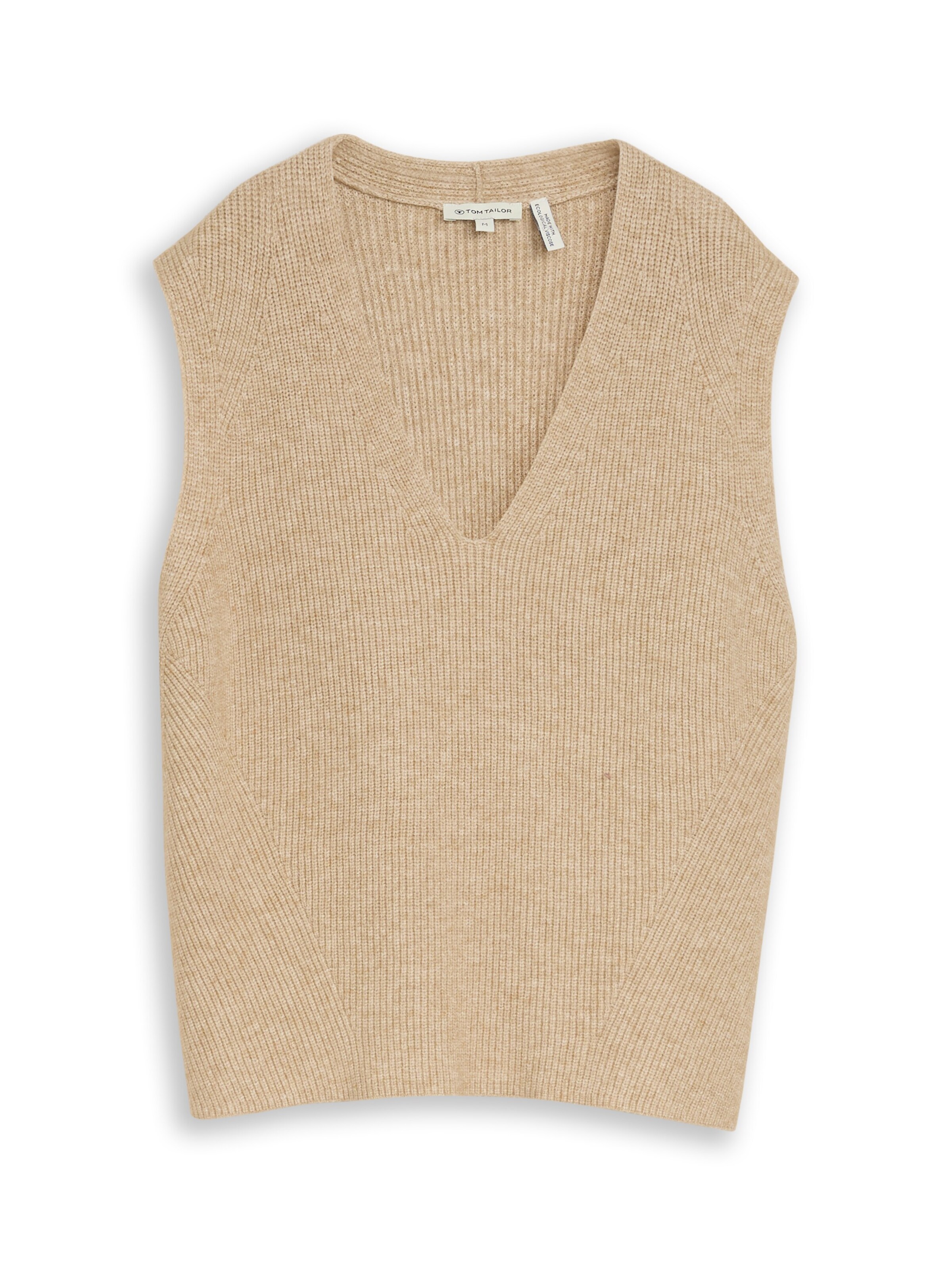 TOM TAILOR - Jersey en beige: frente