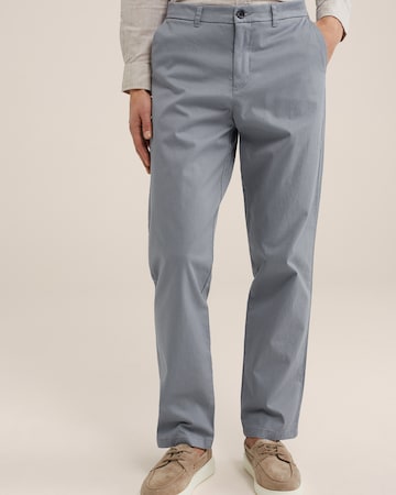 WE Fashion Regular Chino Pants in Grey: front