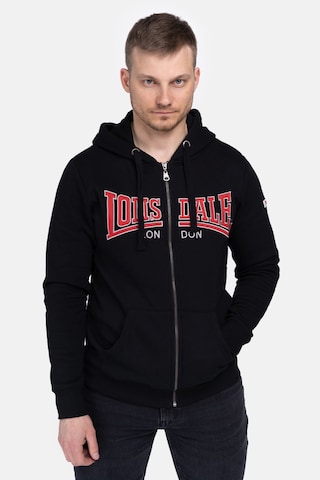 LONSDALE Dressipluus 'Birmingham', värv must: eest vaates