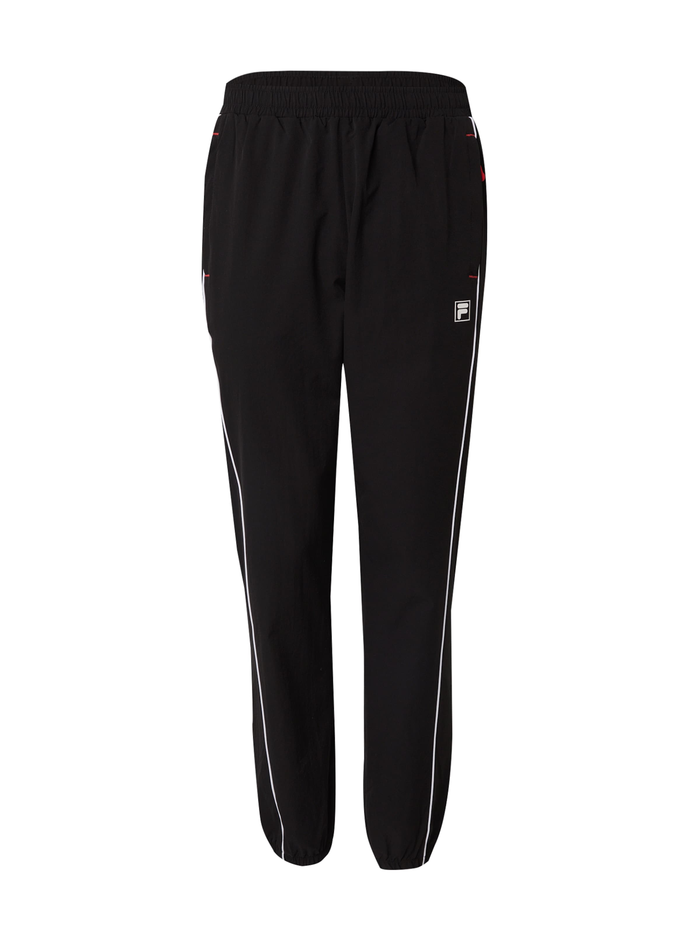 FILA Tapered Broek 'LABOVE' in Zwart: voorkant