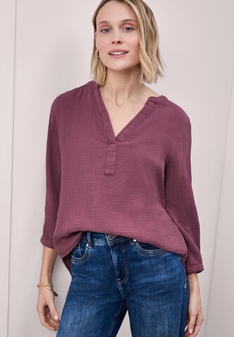 STREET ONE Blouse in Pink: front