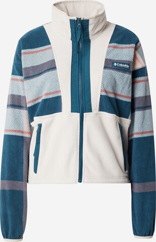 COLUMBIA Functionele fleece jas 'W Back Bowl™ Fleece-742' in Blauw: voorkant