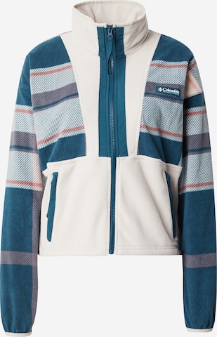 Veste en polaire fonctionnelle 'W Back Bowl™ Fleece-742' COLUMBIA en bleu : devant