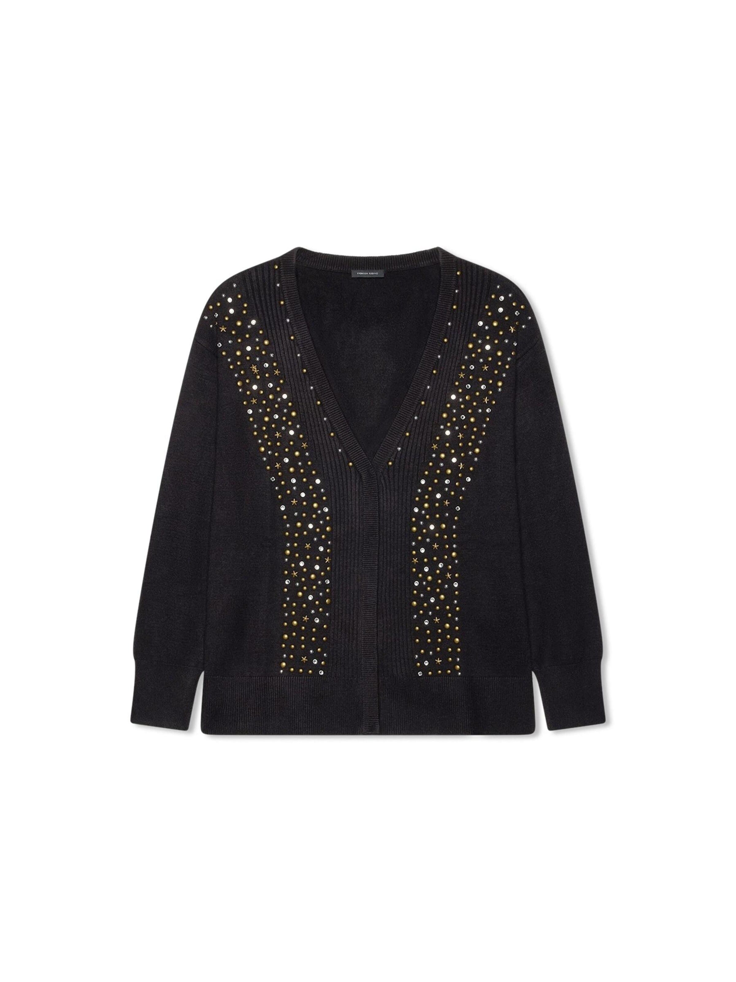 Fiorella Rubino Sweater in Black: front