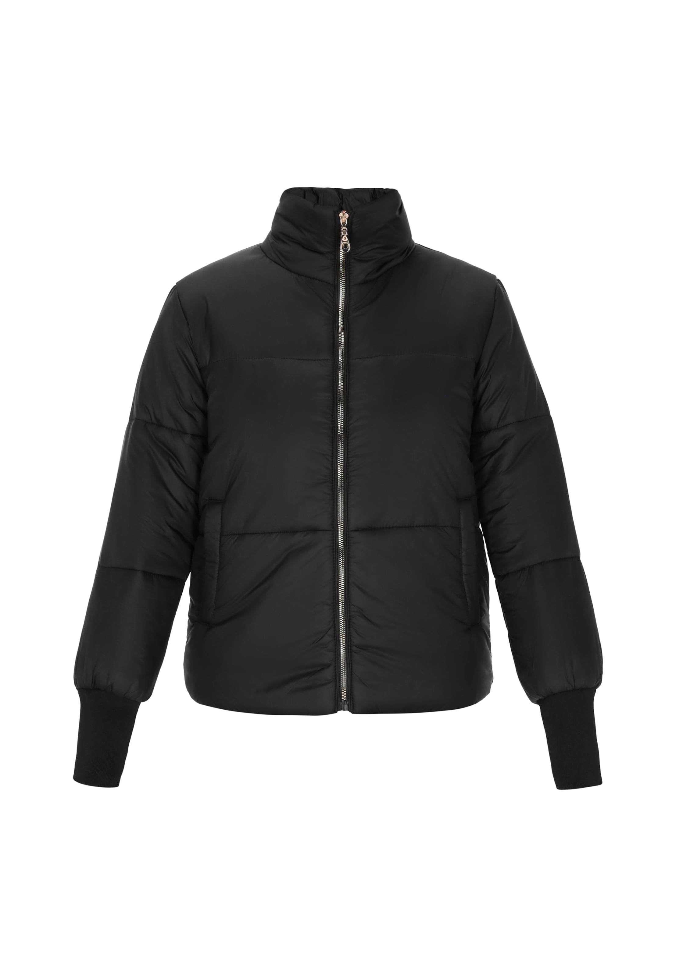 faina - Casaco meia-estação em preto: frente