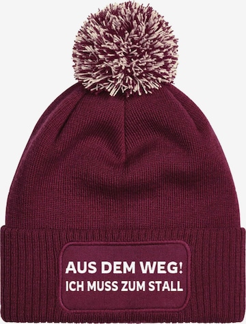 Youth Designz Mütze 'Muss zum Stall' in Rot: Vorderseite