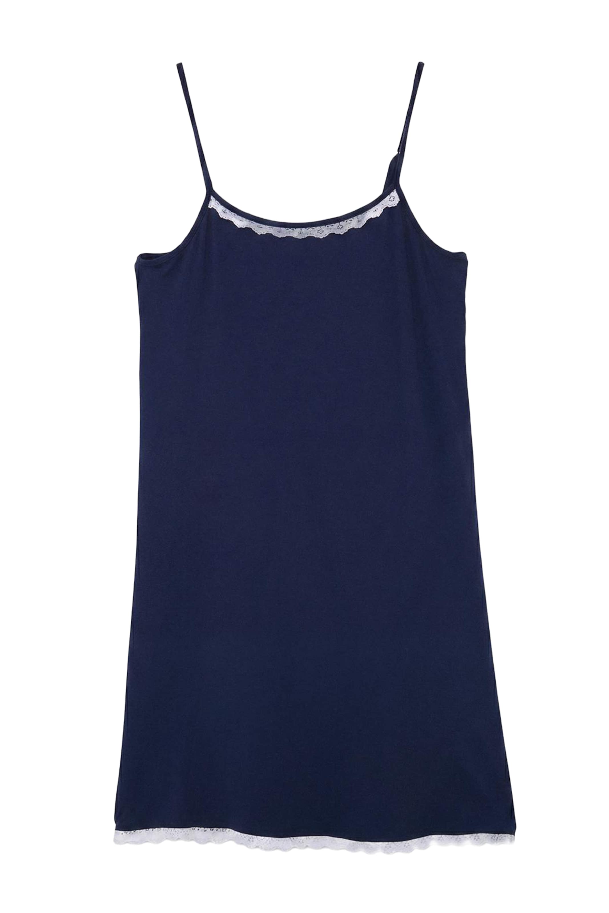 Trendyol Curve - Camiseta de noche en azul: frente