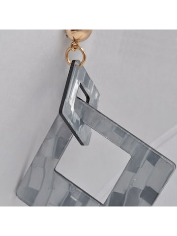 Boucles d'oreilles Steuer en gris