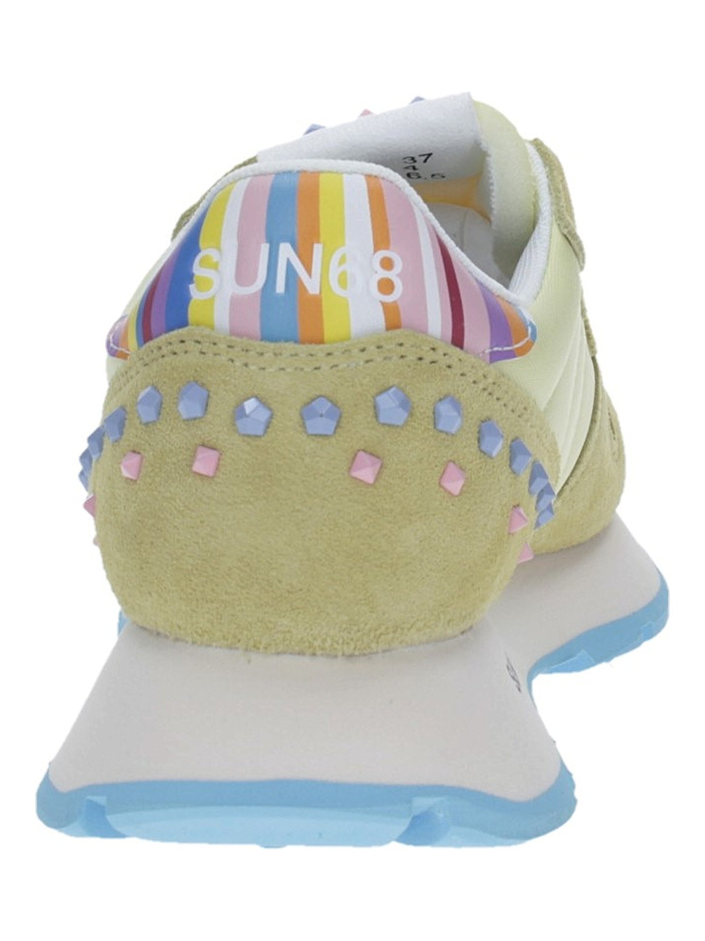Sneaker bassa di SUN68 in giallo