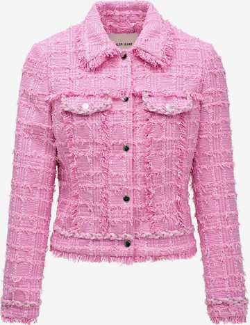 Veste mi-saison Salsa Jeans en rose : devant