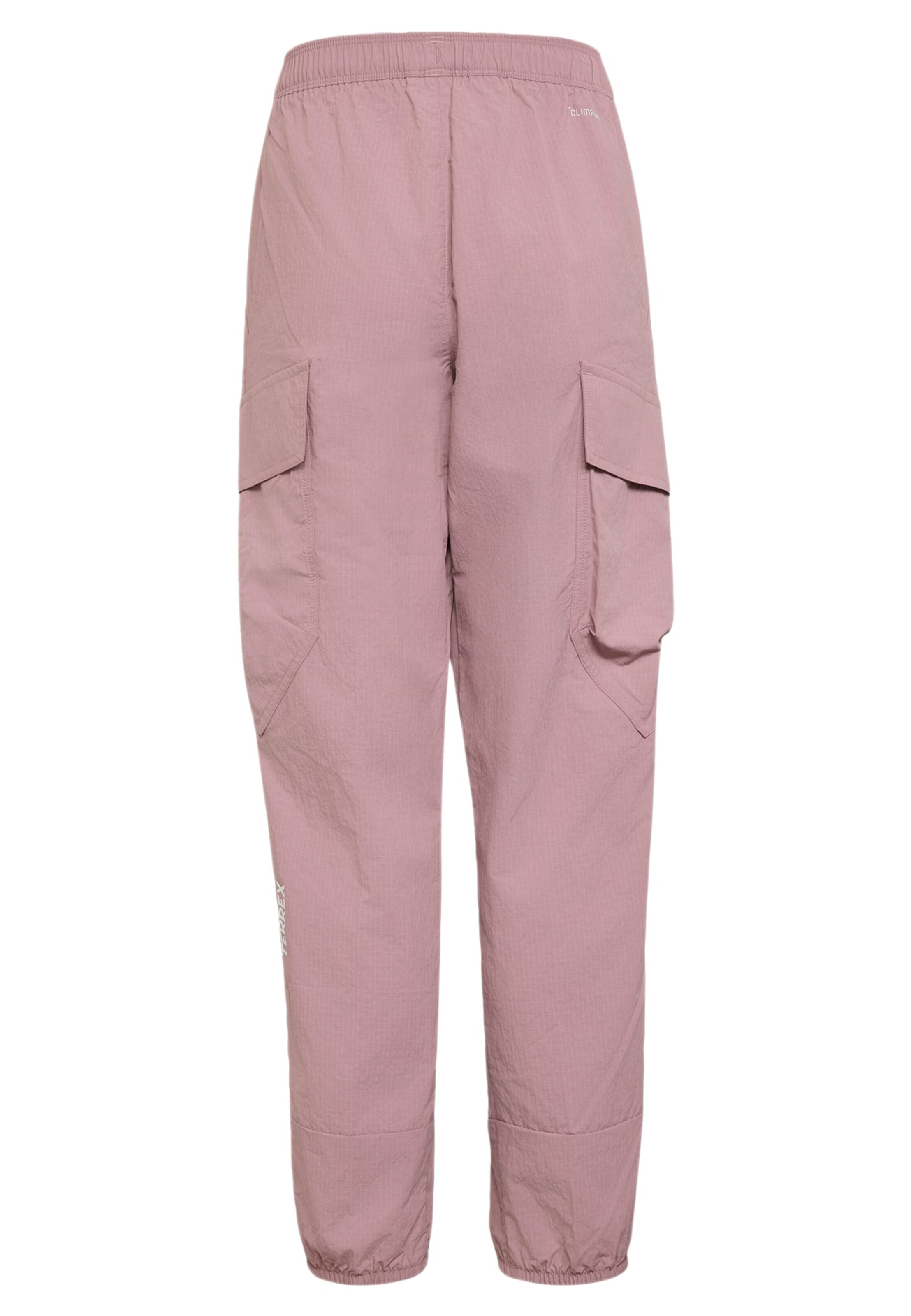 ADIDAS TERREX - Tapered Calças outdoor 'Xploric CLIMA365' em roxo: frente
