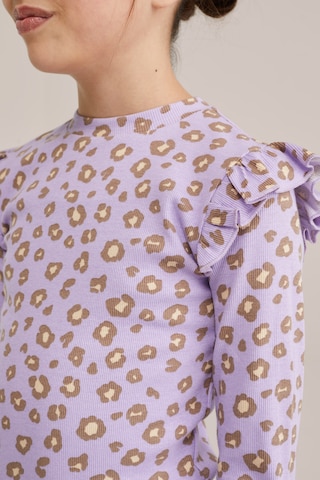 WE Fashion Shirt 'Meisjes' in Purple