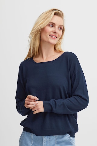 PULZ Jeans Sweater in Blue: front