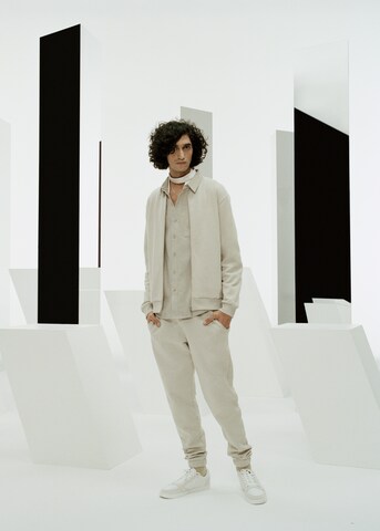 DAN FOX APPAREL Tapered Pants 'Danilo' in Grey