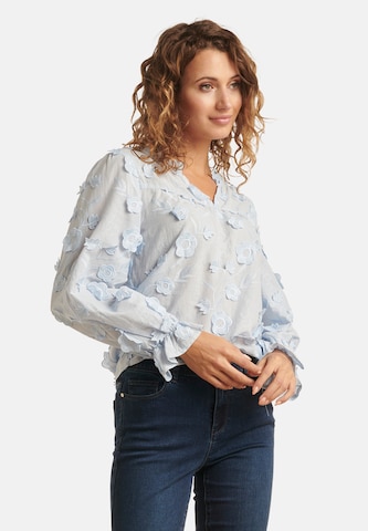 Smashed Lemon Bluse in Blau