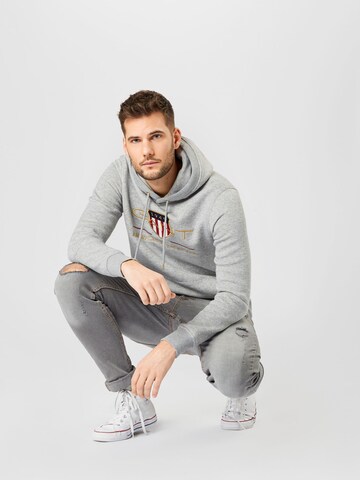 GANT Regular fit Sweatshirt in Grijs