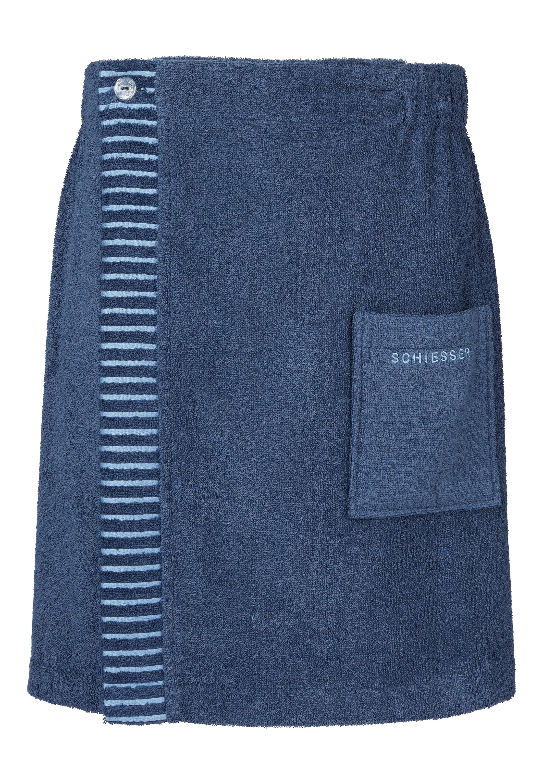 SCHIESSER Towel 'Rom' in Blue: front