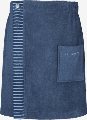 SCHIESSER Handdoek 'Rom' in Blauw: voorkant