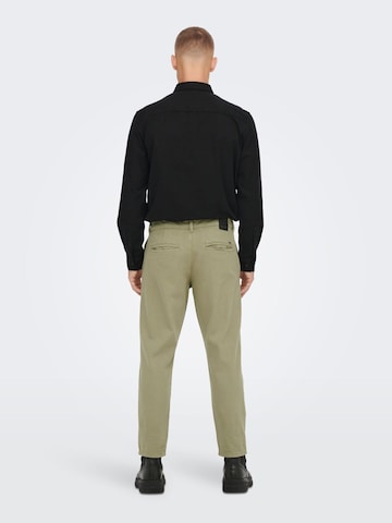 Slimfit Pantaloni chino 'Avi' di Only & Sons in grigio