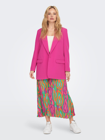 ONLY - Blazer 'Lana-Berry' em rosa