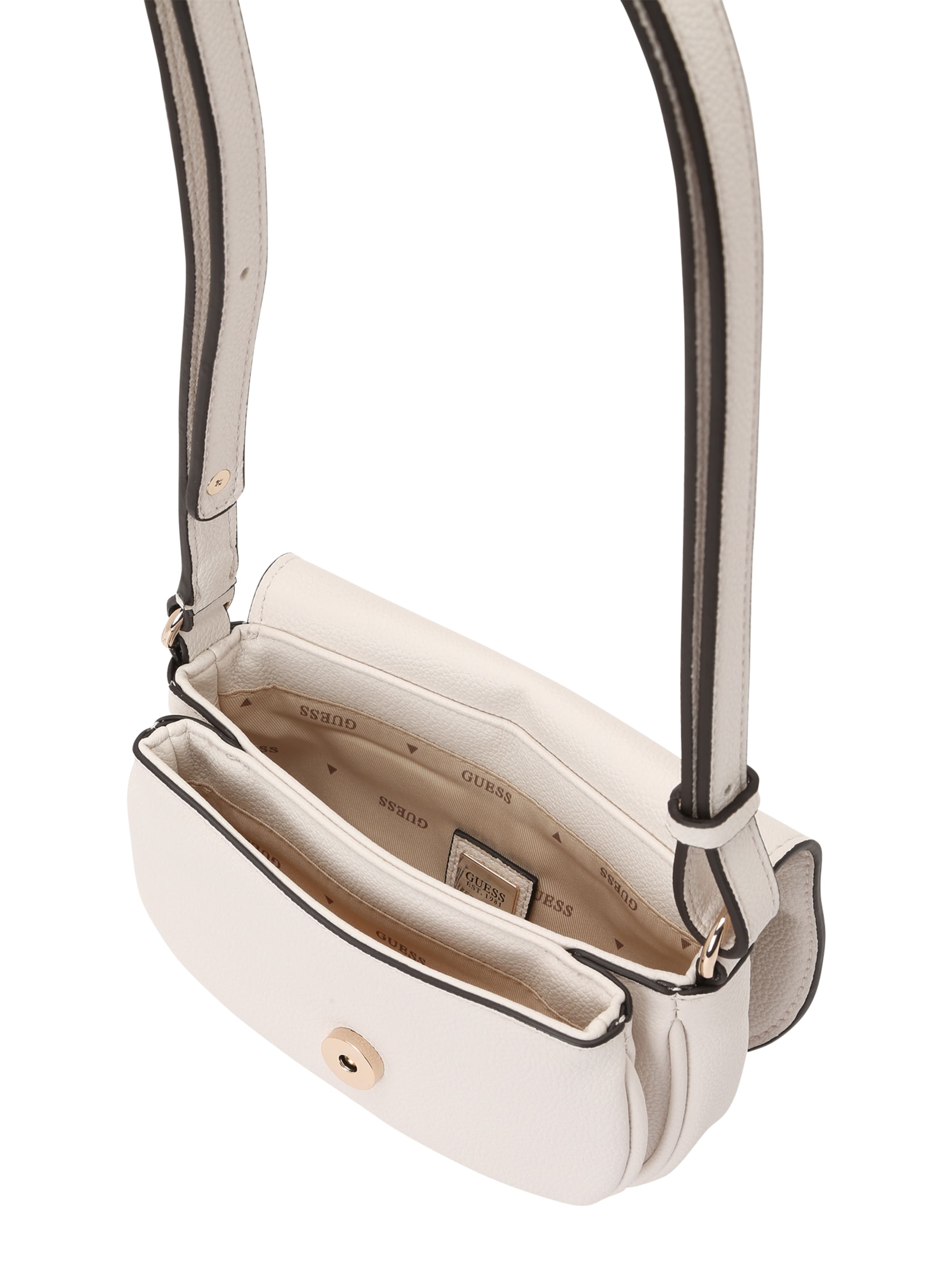 GUESS Shoulder bag 'CALEBRA MINI CNVRTBL XBDY FLAP' in White