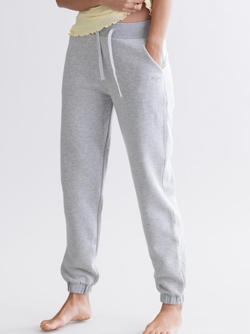Hey Honey Regular Sportbroek 'Cuff Sweat Pants' in Grijs: voorkant