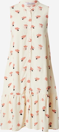 Compania Fantastica Robe-chemise 'Vestido' en nude / jaune pastel / noir, Vue avec produit