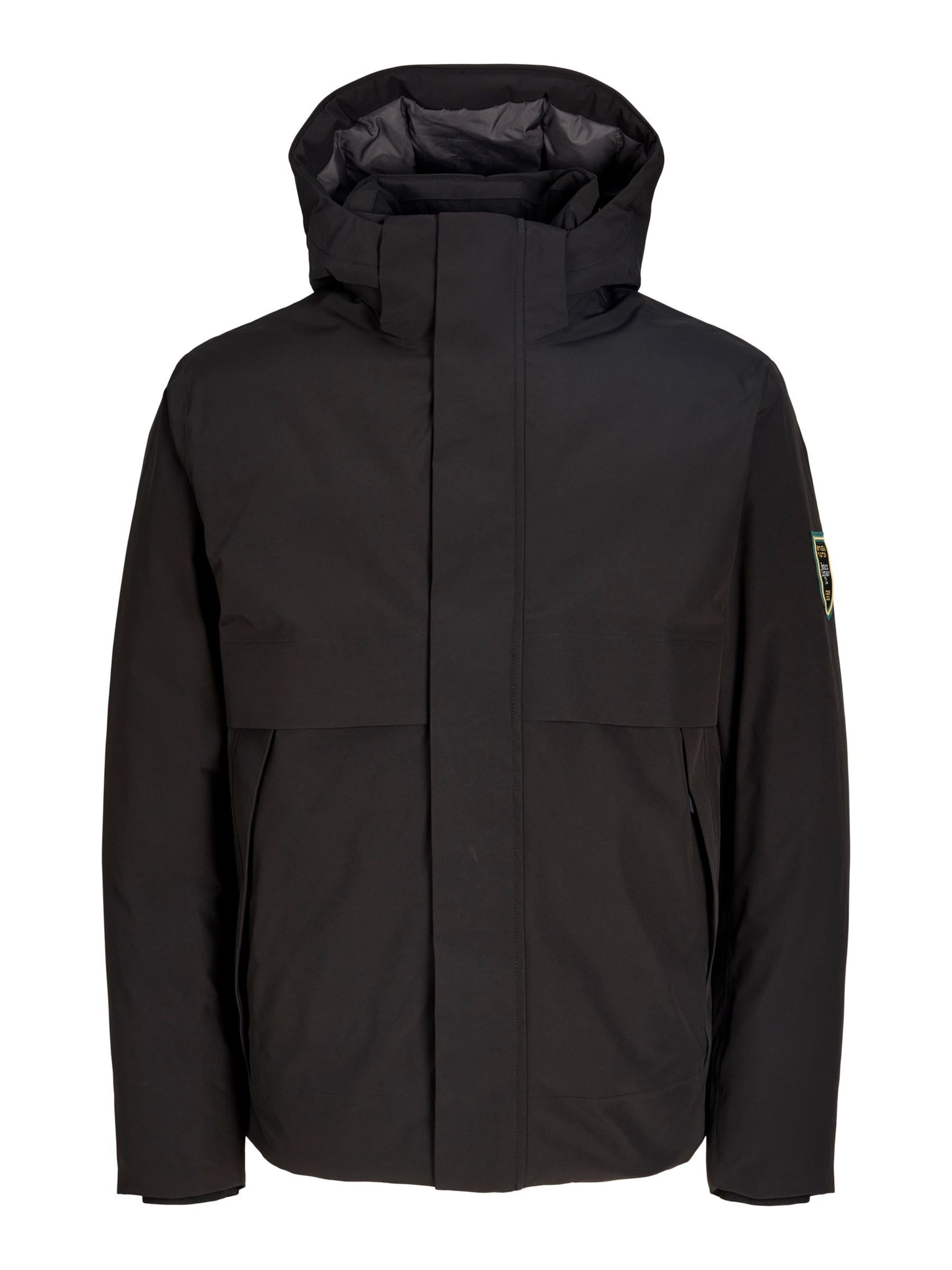 Portland Outerwear Company - Chaqueta de entretiempo en negro: frente
