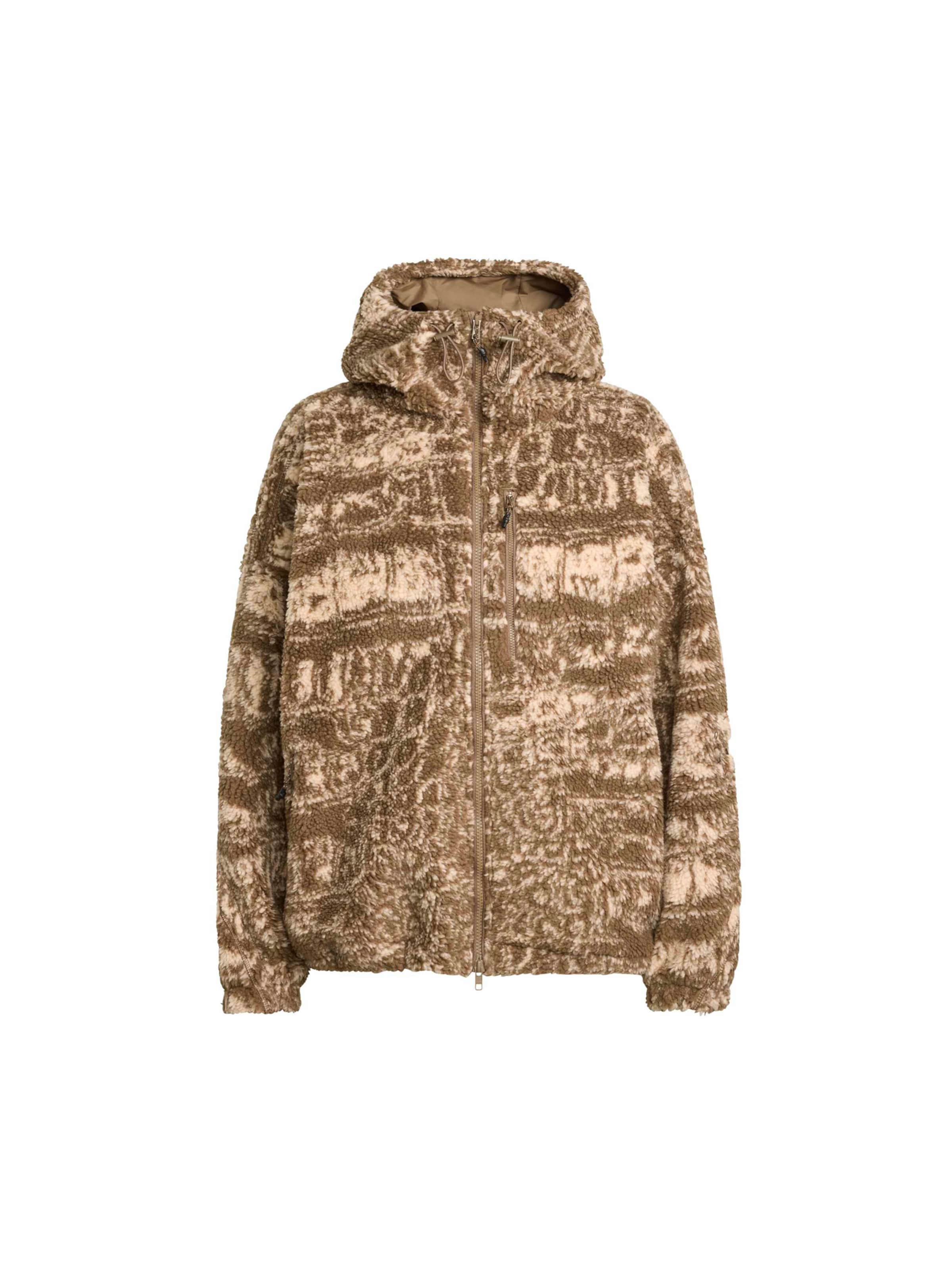 ADIDAS BY STELLA MCCARTNEY Funktionsfleecejakke i brun: forside