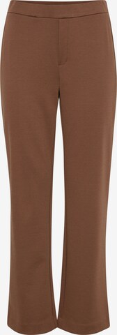 Fransa Flared Pants 'Blazer' in Brown: front