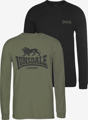 LONSDALE Shirt in Green: front