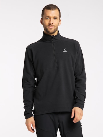 Haglöfs Athletic Fleece Jacket 'Buteo' in Black: front