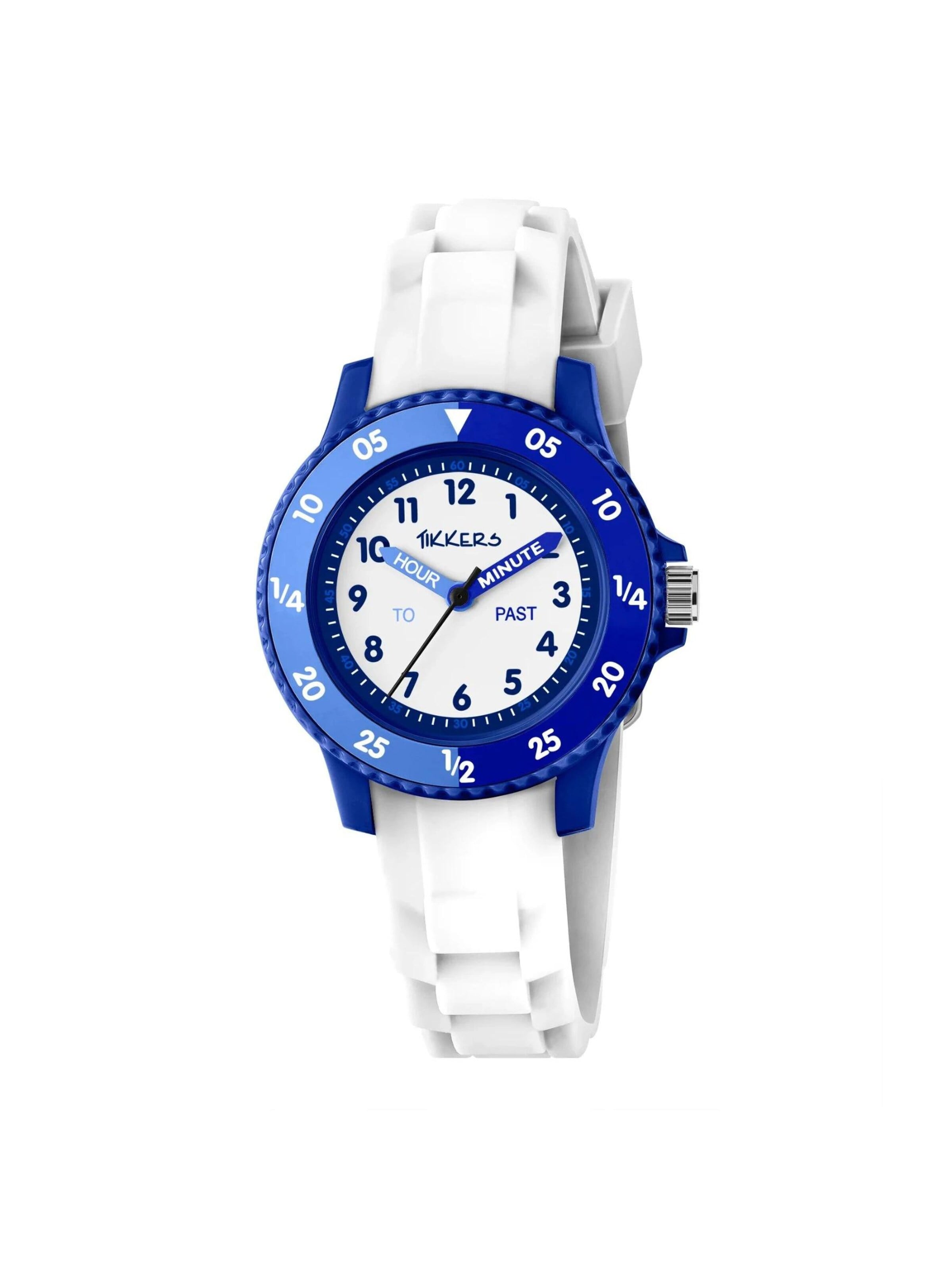 Tikkers Watch in Blue: front