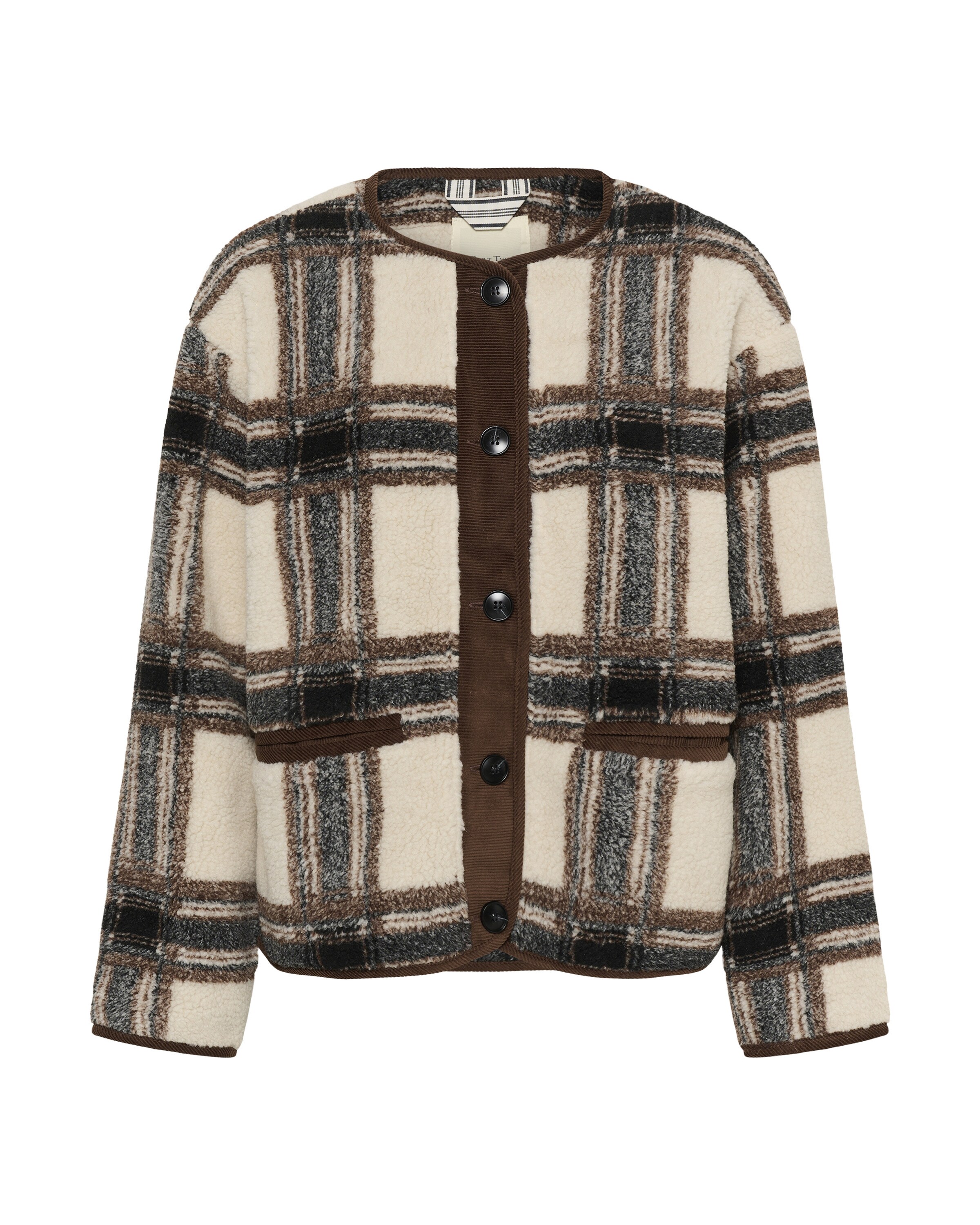 Veste mi-saison 'YsabellPW' Part Two en marron : devant