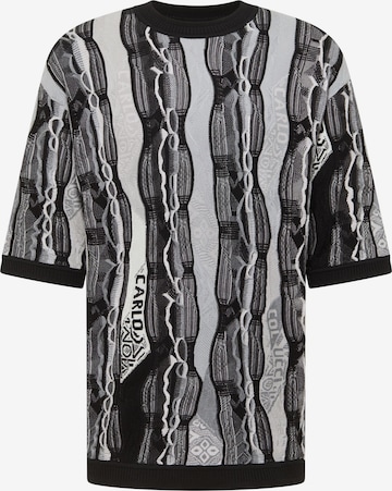 Carlo Colucci Sweater 'Favetta' in Black: front