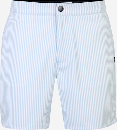 HOLLISTER Szorty kąpielowe w kolorze jasnoniebieski / białym, Podgląd produktu