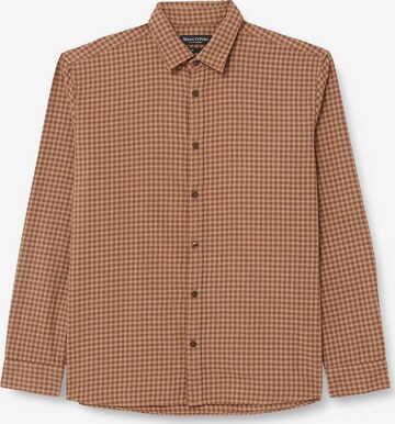 Marc O'Polo Shirt in Bruin: voorkant