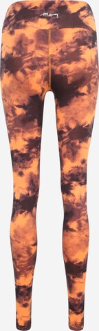 Hey Honey Skinny Workout Pants in Orange