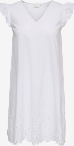 ONLY Carmakoma - Vestido de verano 'CARTulum' en blanco: frente
