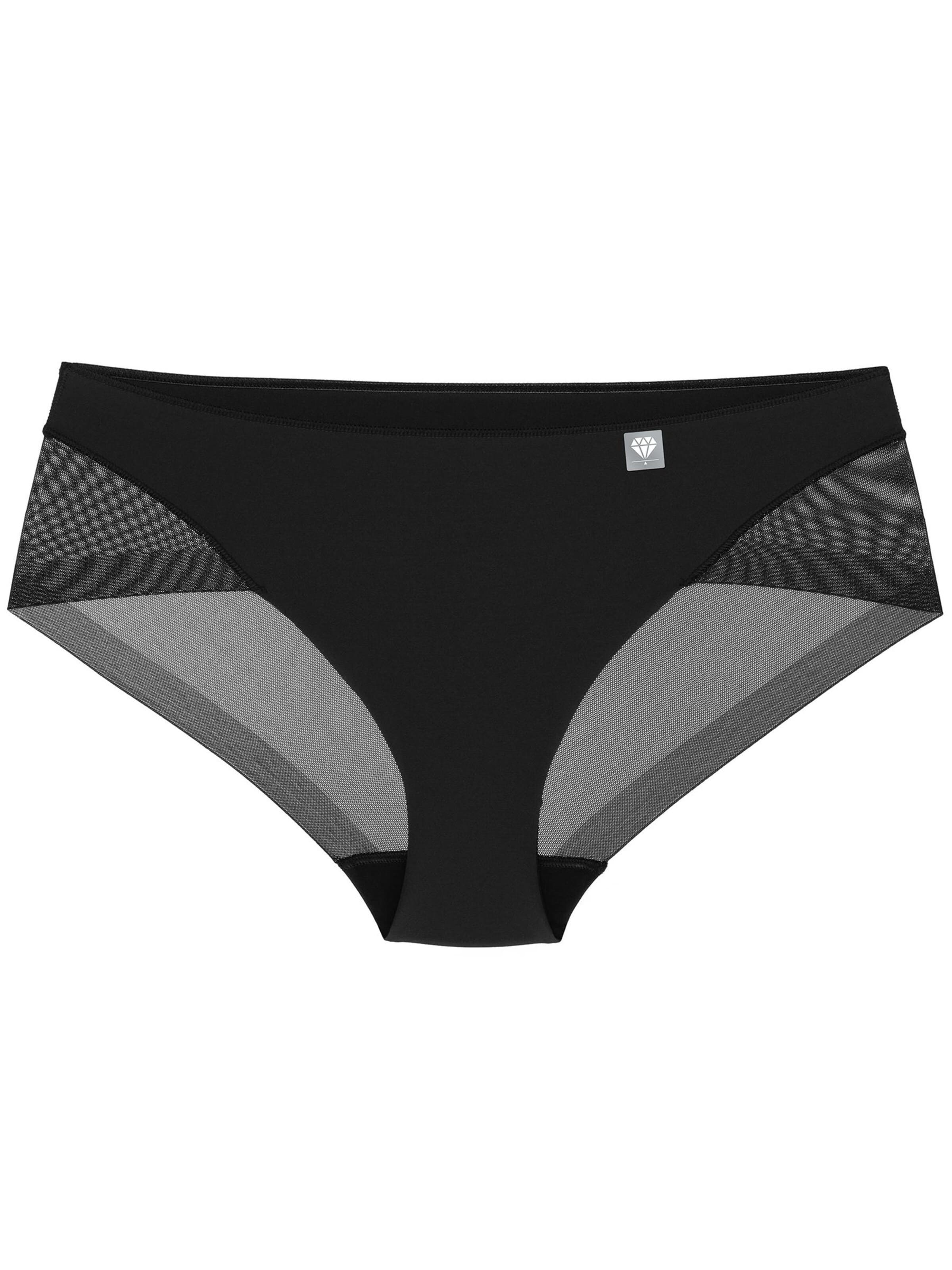 Wolbar Panty 'Diamond 3517' in Black: front