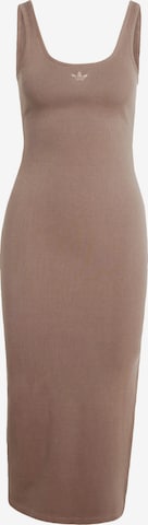ADIDAS ORIGINALS - Vestido 'Essential' em castanho: frente