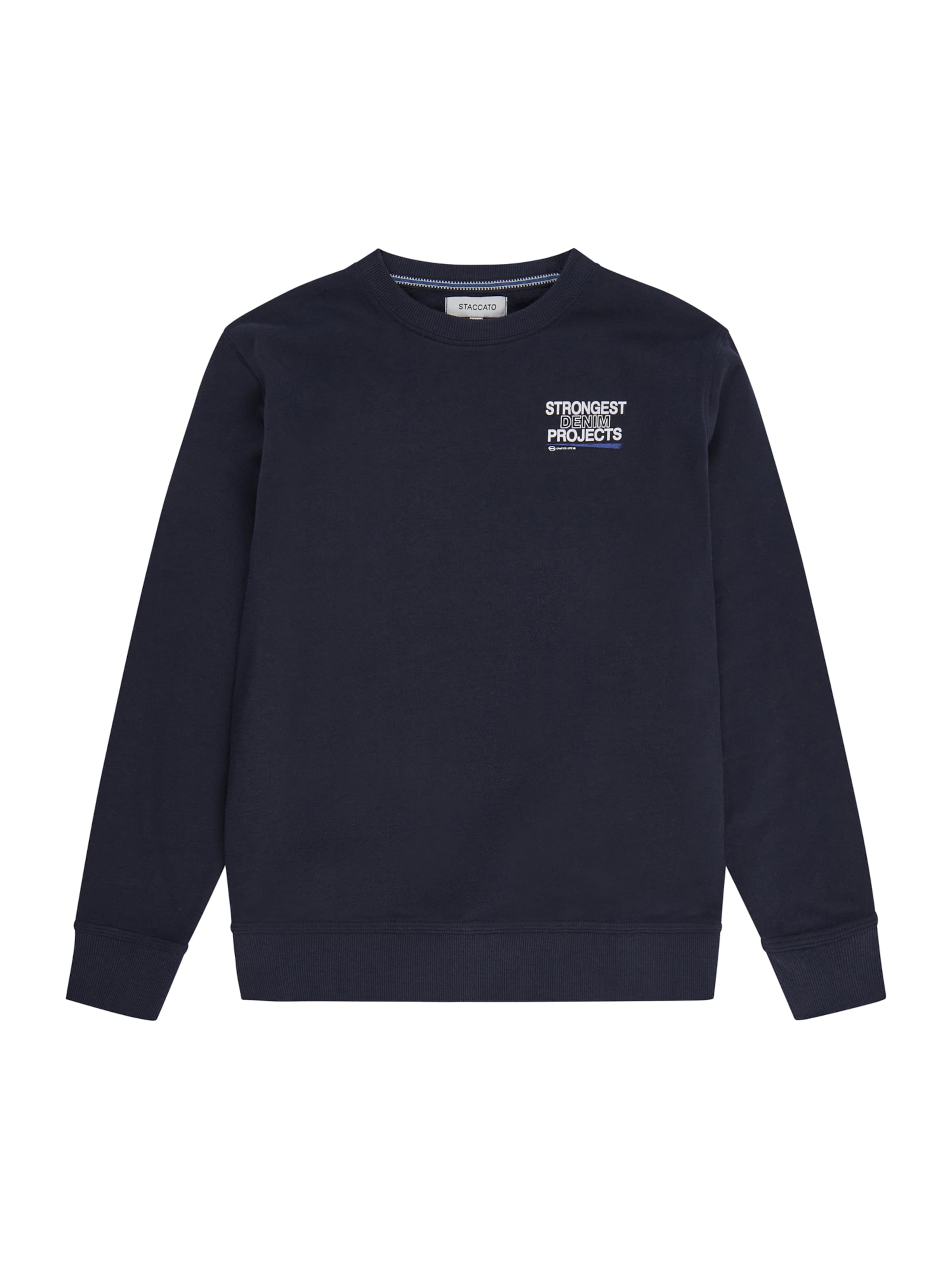 STACCATO Sweatshirt in Blauw: voorkant