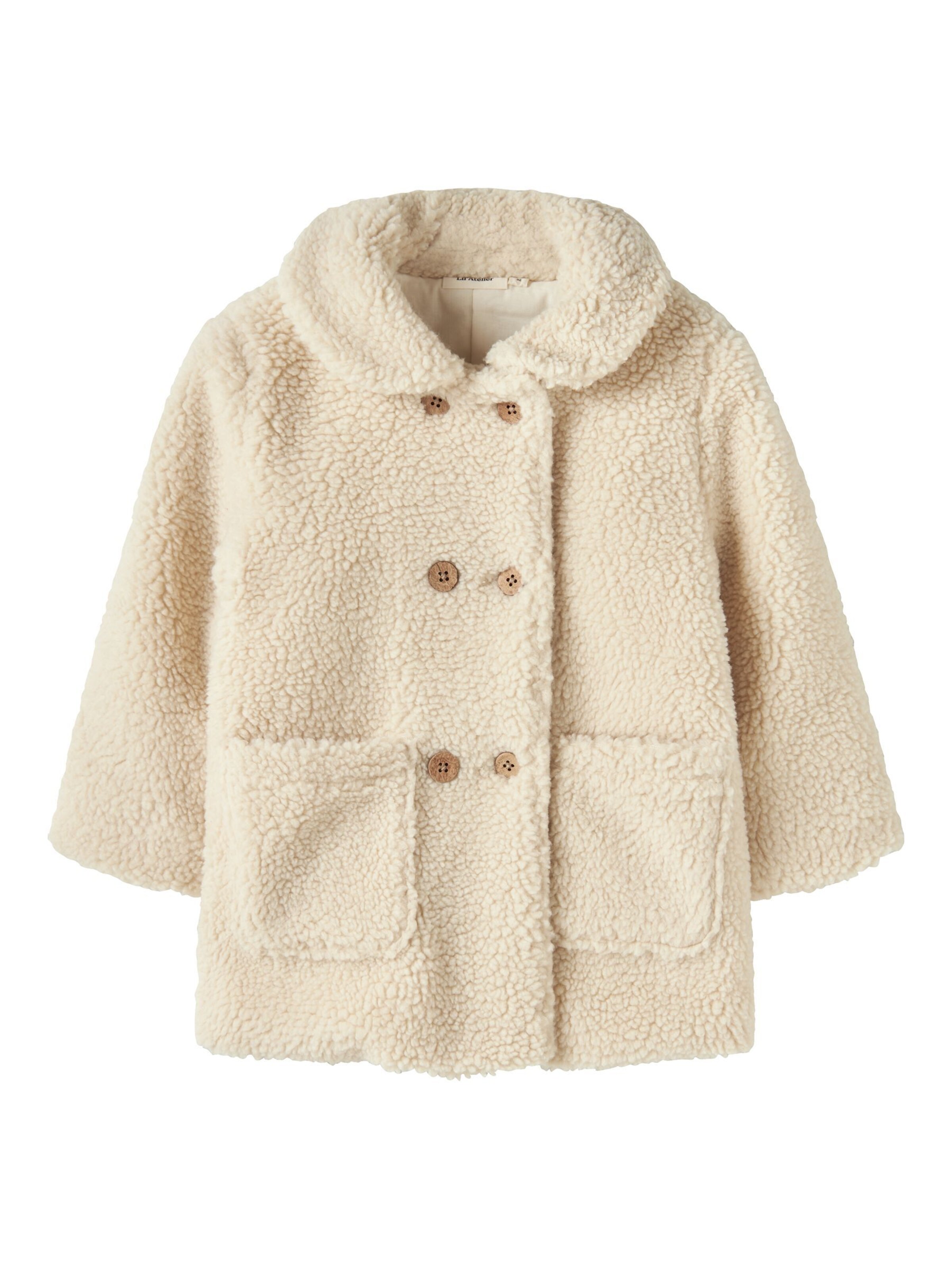 Lil'Atelier Winterjas in Wit: voorkant