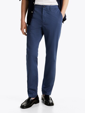 TOMMY HILFIGER Regular Chinohose 'Denton' in Blau: Vorderseite