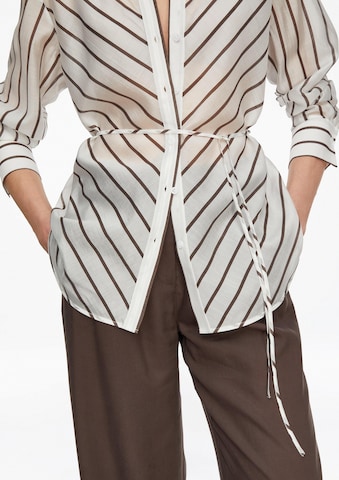 COMMA Bluse in Weiß