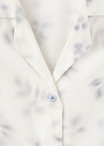 MANGO Schlafhemd 'Fluir' in Blau