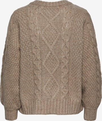 Y.A.S Knit cardigan in Brown