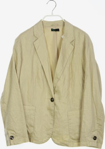 STILE BENETTON Leinen-Blazer 4XL in Beige: predná strana